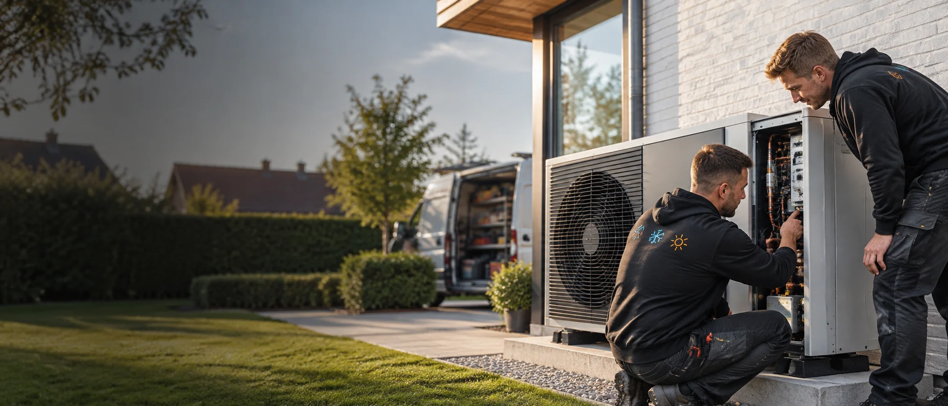 Warmtepompinstallatie van Pattyn in een woning